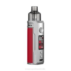 VOOPOO DRAG S Pod Mod Kit Silver Red 422V202 VOOPOO Melbourne
