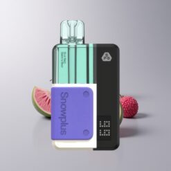 Snowplus Swift 15000 Puffs Pod Kit Dual Mesh Blue Razz Gummy Bear Refillable Pod Kit