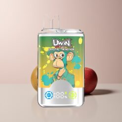 Uwin Crystal Twins 40000 Kiwi Passion Fruit Guava Twin Apple Mesh Coil