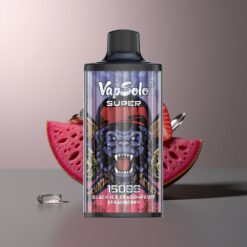 Vapsolo Super 15000 Black Ice Dragonfruit Strawberry 850mAh Mesh