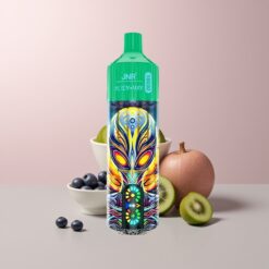 JNR Alien Max 18000 Blueberry Kiwi LED Display