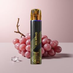 JNR Black&Golden 600+200 Grape Ice 550mAh