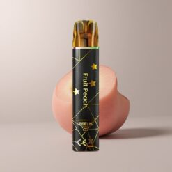 JNR Black&Golden 600+200 Peach 550mAh Disposable Vape