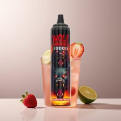 JNR Wolf Niplo 10000 Strawberry Mojito 20ml Mesh